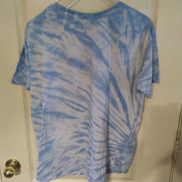 Dikotomy DK T-shirt Men's L Large LG Tie-Dye Blue Short Sleeve Skull Myshroom - Picture 5 of 8